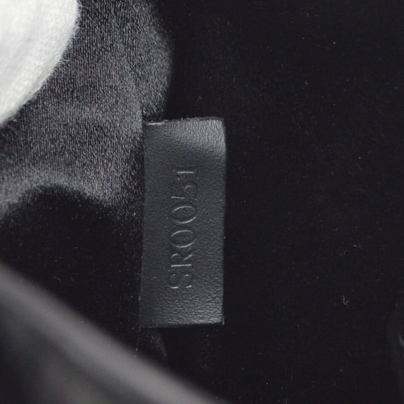 LOUIS VUITTON LITTLE BUCKET HAND BAG BLACK MONOGRAM SATIN - Picture 5 of 15